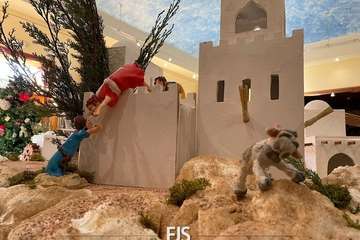 Un belén de pastilina, atractivo de la Biblioteca Saulo Torón (Telde)/Francisco Javier Santana.